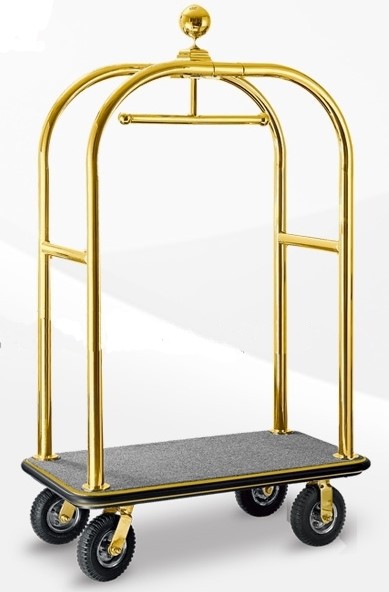 Carrello portabagagli portavaligie per hotel mod. ASTOR. - immagine 3